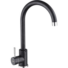 W4998-3-22C смеситель для кухни , черный/сатин