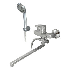 W21022 Смеситель для ванной однорычажный, длинный излив W21022 Смеситель для ванной однорычажный, длинный излив