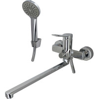 W22105 Смеситель для ванной однорычажный, длинный излив W22105 Смеситель для ванной однорычажный, длинный излив