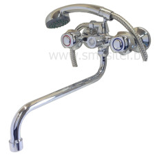 W23226 Смеситель двухручковый для ванны с круглым изливом Wisent W23226 Смеситель двухручковый для ванны с круглым изливом Wisent