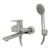 W30112 Смеситель для ванной однорычажный, короткий излив W30112 Смеситель для ванной однорычажный, короткий излив