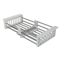 W302644-BY Коландер раздвижной серый ( в пакете), д/мойки WIZENT (260-440мм) W302644-BY Коландер раздвижной серый ( в пакете), д/мойки WIZENT (260-440мм)