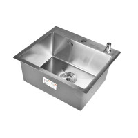 W35044+сифон W02 + дозатор WW405A, Кухонная мойка премиум WISENT 500*440  W35044+сифон W02 + дозатор WW405A, Кухонная мойка премиум WISENT 500*440