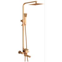 W3506B Душевая система со смесителем и тропическим душем. Цвет Бронза WISENT  W3506B Душевая система со смесителем и тропическим душем. Цвет Бронза WISENT