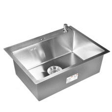 W36045+сифон W02 + дозатор WW405A, Кухонная мойка премиум WISENT 600*450  W36045+сифон W02 + дозатор WW405A, Кухонная мойка премиум WISENT 600*450