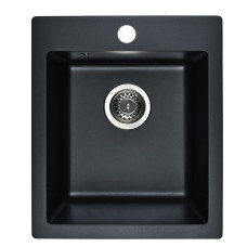 W420-26 WISENT каменная мойка д/кухни, антрацит (БЕЗ СИФОНА) W420-26 WISENT каменная мойка д/кухни, антрацит (БЕЗ СИФОНА)