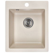 W420-30 WISENT каменная мойка д/кухни, крем (БЕЗ СИФОНА) W420-30 WISENT каменная мойка д/кухни, крем (БЕЗ СИФОНА)