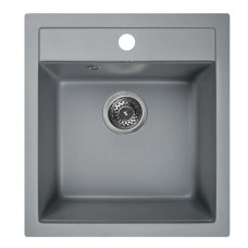 W450-29 WISENT каменная мойка д/кухни, грей (БЕЗ СИФОНА) W450-29 WISENT каменная мойка д/кухни, грей (БЕЗ СИФОНА)