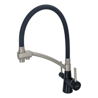 W4855-26-2 смеситель для кухни с силиконовым носом W4855-26-2 смеситель для кухни с силиконовым носом