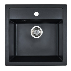 W510-25 WISENT каменная мойка д/кухни, оникс (БЕЗ СИФОНА) W510-25 WISENT каменная мойка д/кухни, оникс (БЕЗ СИФОНА)