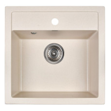 Мойка кухонная WISENT W510-30, искусств.гранит, цвет Крем, 510х505 Мойка кухонная WISENT W510-30, искусств.гранит, цвет Крем, 510х505