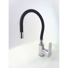 Смеситель для кухни WISENT (Визэнт) W59052 с гибким носом (черный) Смеситель для кухни WISENT (Визэнт) W59052 с гибким носом (черный)