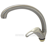 W59215А Смеситель для кухни цинк сатин 35мм Wisent W59215А Смеситель для кухни цинк сатин 35мм Wisent