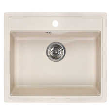 Мойка кухонная WISENT W600-30, искусств.гранит, цвет Крем, 595х515 Мойка кухонная WISENT W600-30, искусств.гранит, цвет Крем, 595х515