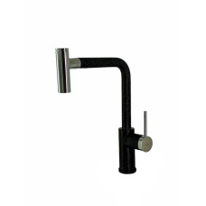 W6055-22 Смеситель для кухни с выдв. лейкой,черный гранит W6055-22 Смеситель для кухни с выдв. лейкой,черный гранит