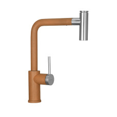 W6055-23 Смеситель для кухни с выдв. лейкой,белый  W6055-23 Смеситель для кухни с выдв. лейкой,белый