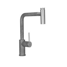 W6055-24 Смеситель для кухни с выдв. лейкой,белый  W6055-24 Смеситель для кухни с выдв. лейкой,белый