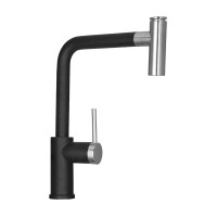 W6055-25 Смеситель для кухни с выдв. лейкой,белый  W6055-25 Смеситель для кухни с выдв. лейкой,белый