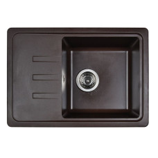 Мойка кухонная WISENT W620-27, искусств.гранит, цвет Кофе, 620х435 Мойка кухонная WISENT W620-27, искусств.гранит, цвет Кофе, 620х435