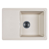 W620-30 WISENT каменная мойка д/кухни, крем (БЕЗ СИФОНА) W620-30 WISENT каменная мойка д/кухни, крем (БЕЗ СИФОНА)