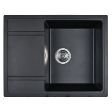 Мойка кухонная WISENT W650-26, искусств.гранит, цвет Антрацит, 650х510 Мойка кухонная WISENT W650-26, искусств.гранит, цвет Антрацит, 650х510