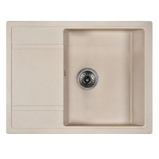 Мойка кухонная WISENT W650-30, искусств.гранит, цвет Крем, 650х510 Мойка кухонная WISENT W650-30, искусств.гранит, цвет Крем, 650х510