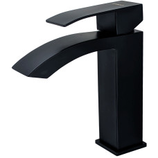 W71017B Смеситель для умывальника черный W71017B Смеситель для умывальника черный