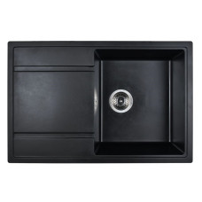 Мойка кухонная WISENT W780-26, искусств.гранит, цвет Антрацит, 780x510 Мойка кухонная WISENT W780-26, искусств.гранит, цвет Антрацит, 780x510