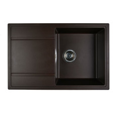 Мойка кухонная WISENT W780-27, искусств.гранит, цвет Кофе, 780x510 Мойка кухонная WISENT W780-27, искусств.гранит, цвет Кофе, 780x510