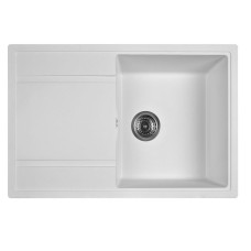 Мойка кухонная WISENT W780-28, искусств.гранит, цвет Вайт, 780x510 Мойка кухонная WISENT W780-28, искусств.гранит, цвет Вайт, 780x510