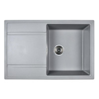 Мойка кухонная WISENT W780-29, искусств.гранит, цвет Грей, 780x510 Мойка кухонная WISENT W780-29, искусств.гранит, цвет Грей, 780x510