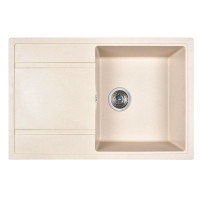 Мойка кухонная WISENT W780-30, искусств.гранит, цвет Крем, 780x510 Мойка кухонная WISENT W780-30, искусств.гранит, цвет Крем, 780x510
