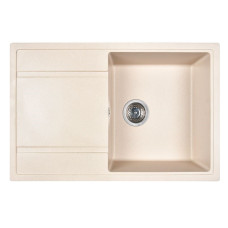 Мойка кухонная WISENT W780-30, искусств.гранит, цвет Крем, 780x510 Мойка кухонная WISENT W780-30, искусств.гранит, цвет Крем, 780x510
