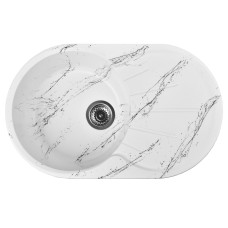 Мойка для кухни WISENT WA02-12,иск.камень,цвет мрамор бело-черный (БЕЗ СИФОНА) Мойка для кухни WISENT WA02-12,иск.камень,цвет мрамор бело-черный (БЕЗ СИФОНА)