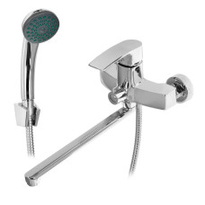 WG2243 Смеситель для ванной однорычажный и душа длинный излив WIZENT WG2243 Смеситель для ванной однорычажный и душа длинный излив WIZENT