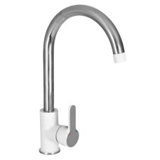 WG4003W смеситель для кухни, белый/хром WIZENT WG4003W смеситель для кухни, белый/хром WIZENT