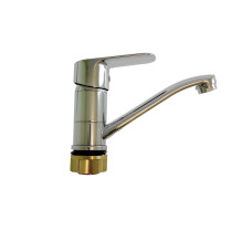 WP45202-2 Смеситель для умывальника на гайке, поворотный излив, WISENT WP45202-2 Смеситель для умывальника на гайке, поворотный излив, WISENT