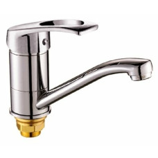 WP45205-2 Смеситель для умывальника на гайке, поворотный излив WISENT WP45205-2 Смеситель для умывальника на гайке, поворотный излив WISENT