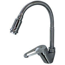 WP58028 Смеситель для кухни на гайке, гибкий излив WISENT WP58028 Смеситель для кухни на гайке, гибкий излив WISENT