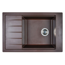 Мойка кухонная WISENT WP780-27, искусств.гранит, цвет Кофе, 780x510 Мойка кухонная WISENT WP780-27, искусств.гранит, цвет Кофе, 780x510