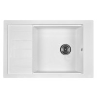 Мойка кухонная WISENT WP780-28, искусств.гранит, цвет Вайт, 780x510 Мойка кухонная WISENT WP780-28, искусств.гранит, цвет Вайт, 780x510