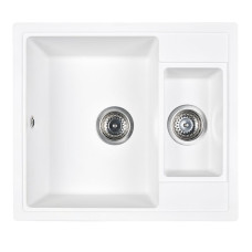 Мойка кухонная WISENT WQ580-28, искусств.гранит, цвет Вайт, 580x510 Мойка кухонная WISENT WQ580-28, искусств.гранит, цвет Вайт, 580x510