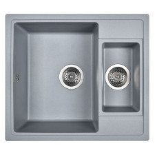 Мойка кухонная WISENT WQ580-29, искусств.гранит, цвет Грей, 580x510 Мойка кухонная WISENT WQ580-29, искусств.гранит, цвет Грей, 580x510