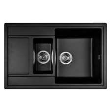 Мойка кухонная WISENT WQ780-26, искусств.гранит, цвет Антрацит, 780x510 Мойка кухонная WISENT WQ780-26, искусств.гранит, цвет Антрацит, 780x510