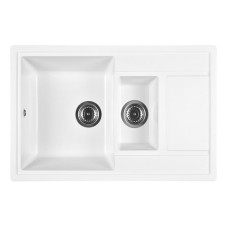 Мойка кухонная WISENT WQ780-28, искусств.гранит, цвет Вайт, 780x510 Мойка кухонная WISENT WQ780-28, искусств.гранит, цвет Вайт, 780x510