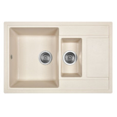 Мойка кухонная WISENT WQ780-30, искусств.гранит, цвет Крем, 780x510 Мойка кухонная WISENT WQ780-30, искусств.гранит, цвет Крем, 780x510