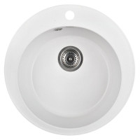 Мойка кухонная WISENT WR480-28, искусств.гранит, цвет Вайт, 475х475 Мойка кухонная WISENT WR480-28, искусств.гранит, цвет Вайт, 475х475