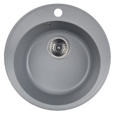 Мойка кухонная WISENT WR480-29, искусств.гранит, цвет Грэй, 475х475 Мойка кухонная WISENT WR480-29, искусств.гранит, цвет Грэй, 475х475