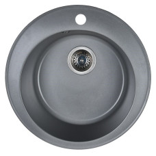 Мойка кухонная WISENT WR510-29, искусств.гранит, цвет Грей, 510х510 Мойка кухонная WISENT WR510-29, искусств.гранит, цвет Грей, 510х510