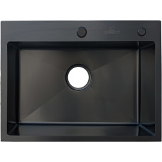 WS36045B PVD Графит кухонная мойка WISENT 600*450 без сифона из нерж WS36045B PVD Графит кухонная мойка WISENT 600*450 без сифона из нерж